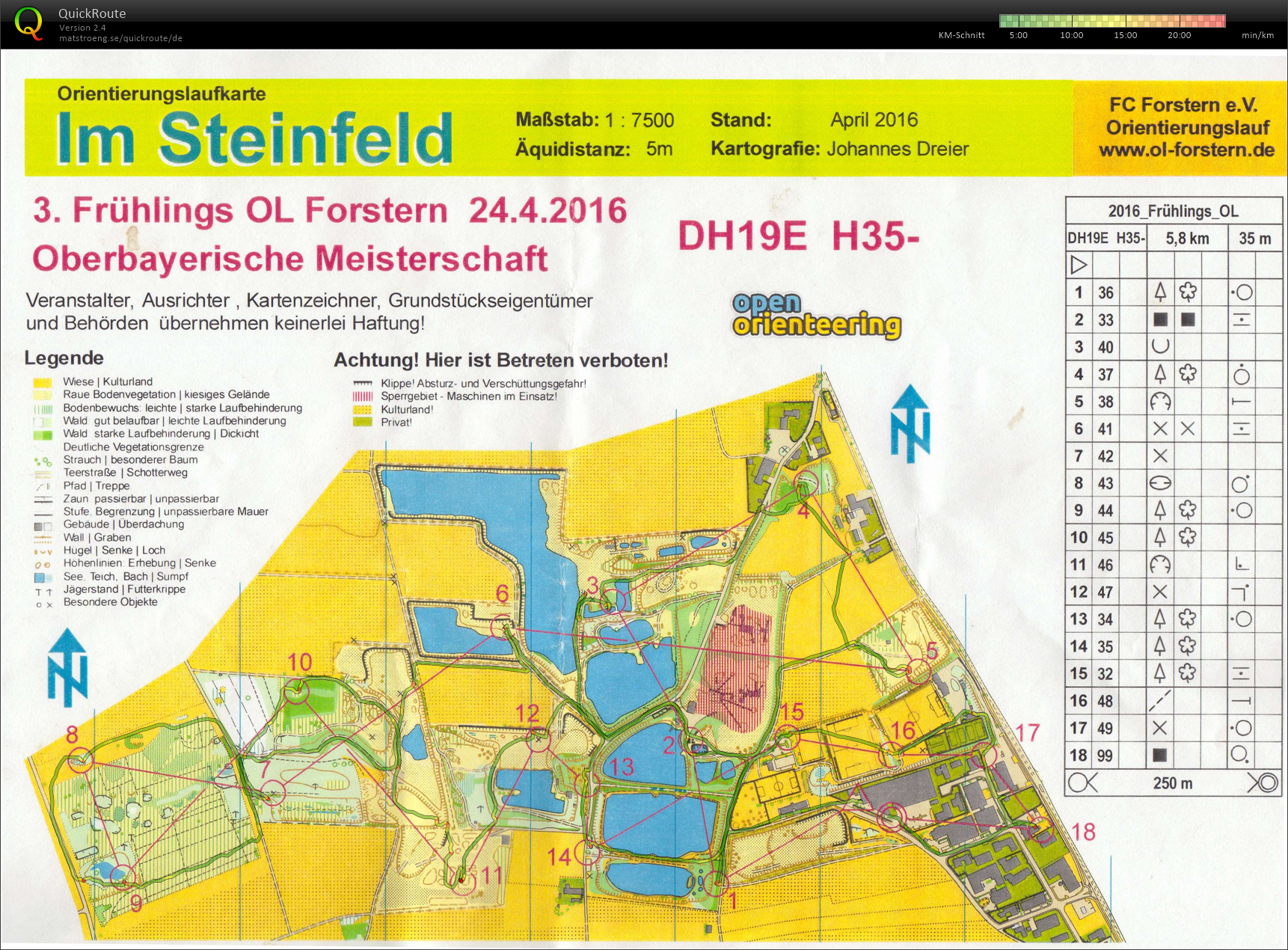 Oberbayerische Meisterschaft - H35- (24/04/2016)