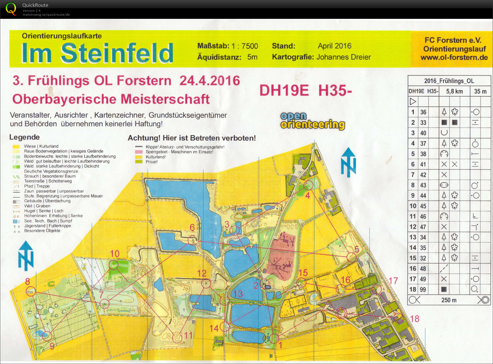 Oberbayerische Meisterschaft - H35- (24/04/2016)